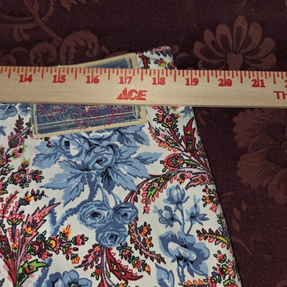 Oilily Jean Styled Floral Skirt Woman's Size 44 US Size 10-12 NWT - Picture 4 of 9